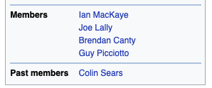 Members section screenshot